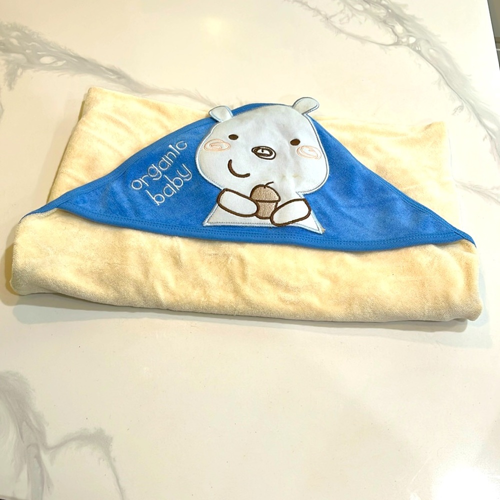 Organic cotton Under the Canopy hooded towel